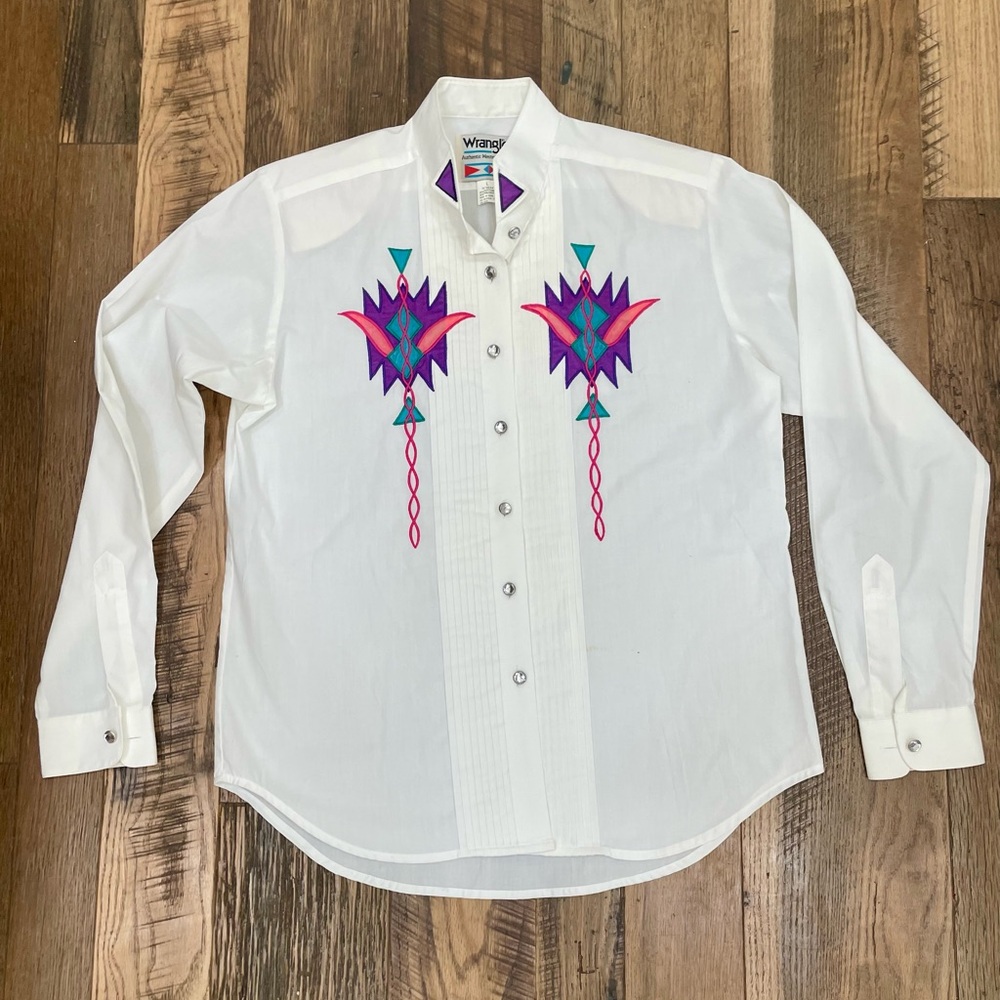 Vintage Wrangler Rhinestone Shirt Wm L